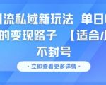 男粉引流私域变现秘籍：单日收益1000+，小白零门槛爆赚不封号神技
