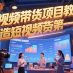 短视频带货7天起号保姆级教程：冷门爆单秘籍，新手月入10万+