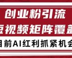 小红书抖音创业引流终极爆款：自热矩阵日引500+秘密武器大揭秘！