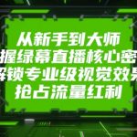 绿幕直播终极秘籍：新手秒变大师，专业视效暴涨流量红利！