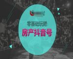 零基础3天玩转房产抖音号！抖音卖房日入过万秘籍大公开