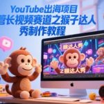 爆款YouTube出海项目：猴子达人秀长视频制作终极秘诀指南！