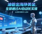 油管AI自动化出海新蓝海：2025最新全自动日入千刀实操，亲测有效！