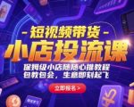 短视频带货爆单秘籍：3天精通小店随心推投流技巧，新手也能日销破万！
