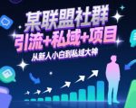 联盟社群私域变现秘籍：3步从小白逆袭日入过万的引流大神