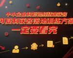 中小企业短视频精准获客实战秘籍：3天引爆流量，低成本转化100+客户的落地方案