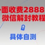 2025最新微信解封终极教程！0成本秒解封技巧大公开 内部方法实测有效