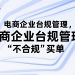 电商企业必看！10大合规管理秘籍，避免百万罚款陷阱！