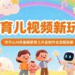AI育儿神器！5分钟学会用穷开心AI改编神曲制作爆款育儿视频（附全流程教程）
