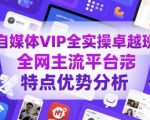 如何成为自媒体大咖？7天速成VIP实操班揭秘20+平台流量密码