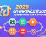 2025必学抖音IP孵化实战课：爆款底层逻辑·账号搭建·摄影剪辑·内容运营·违规规避秘籍