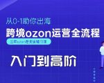 2025从0到1手把手教学：跨境OZON爆单全流程拆解，抢占俄罗斯蓝海市场！