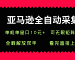 亚马逊全自动采集终极神器！单机单窗日爆量1000+，无限矩阵躺赚秘籍大公开【点击解锁】