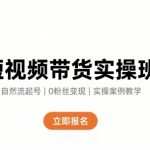 短视频带货暴利秘籍：0基础7天引爆自然流量，日入过万躺赚攻略
