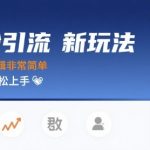 2025男粉引流暴富秘籍：零基础日入10张+，新手必看终极玩法