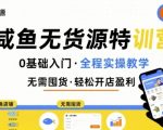 闲鱼无货源爆单特训营：0基础日赚500+，新手保姆级终极指南！