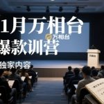 万相台无界2025首发：爆款速成秘籍内部绝密录音限时领取