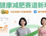 爆款大健康减肥新玩法：日入8张，流量狂飙，小白轻松复制矩阵！