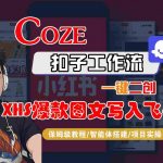 1键爆款小红书图文！Coze智能体工作流全自动写入飞书，保姆级教程（新手必看）
