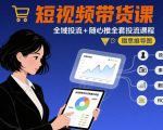 2025短视频带货爆单秘籍：全域投流+随心推终极策略课，附赠高清思维导图