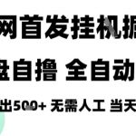 2025网盘躺赚新玩法！挂机全自动日入400+ 盘动/蜂小推内部渠道 小白当天见收益