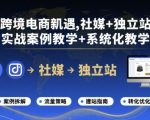 2025跨境电商爆单秘籍：社媒+独立站实战案例拆解，百万流量轻松拿！