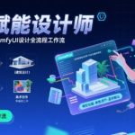 AI绘画效率革命 2025爆款COMFYUI全流程工作流 零基础7天精通室内建筑景观设计