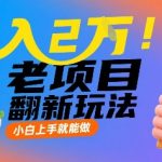 日入3000+！老照片修复新玩法，0基础当天上手，平台正在偷偷限流中