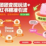 快团团日入1万+小红书截流秘籍！私域卖货落地指南，手把手教你持续挣米