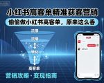 小红书高客单暴利玩法曝光！精准引流日咨询量暴涨10倍