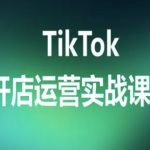 揭秘TikTok开店终极实战课程：跨境电商实操全流程，新手7天快速出单月入过万！
