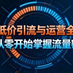 淘宝低价引流秘籍：从零到爆款的终极运营全攻略！
