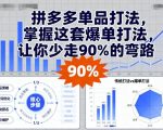 拼多多单品爆单神技：日赚万元，零弯路速成秘诀！