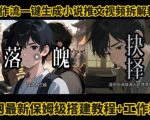 Coze爆款小说推文视频保姆级教程：日更100条！零门槛一键生成，免剪辑拍摄文案