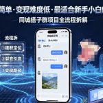 新手必看！同城搭子群日入300+揭秘，小白轻松上手，立即查看全流程