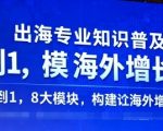 出海爆发增长：从0到1的8大模块构建终极海外增长引擎！