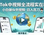 TikTok中视频暴利指南：零基础新手24小时日赚$500+，全流程躺赚教学！