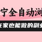 苏宁全自动浏览副业暴利揭秘：在家躺赚日入500+，0风控矩阵操作轻松开干！