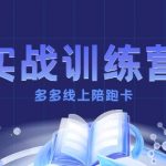 多多实战训练营：7天速成赚钱店铺，月入过万不是梦！