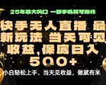 当天见效！最快变现项目：一部手机日入500+，小白亲测可行【揭秘】