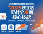 2025独立站运营终极秘籍：一站式掌握爆款实战核心技能，流量暴涨！