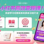 小红书爆款变现秘籍：30天速成完整体系+落地打法，月入过万轻松拿！