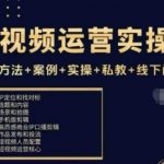 短视频运营爆款秘籍：实战教程+私教+线下闭门课