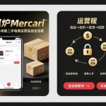 Mercari爆款二手电商运营秘籍：仿品暴利+简单上手，轻松月入过万闷声发财！