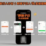 抖音发行人计划野路子揭秘：手机轻松操作，日入1000+暴利玩法！