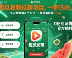 西瓜视频拉新项目暴利秘籍：单条视频狂赚2.5万元+！附超详细教程