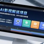 AI影视解说暴利秘籍：新手速成爆款电影解说全流程，月入轻松过万！