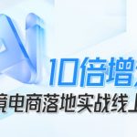 跨境电商AI实战：惊人10倍增效落地秘笈线上课