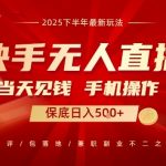 手机日赚千元！终极稳定项目当天变现秘籍，一部手机轻松搞定【爆款揭秘】