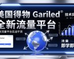 美国得物GARILED爆款实战：揭秘全新流量平台SEO终极干货，即学即用引爆流量！